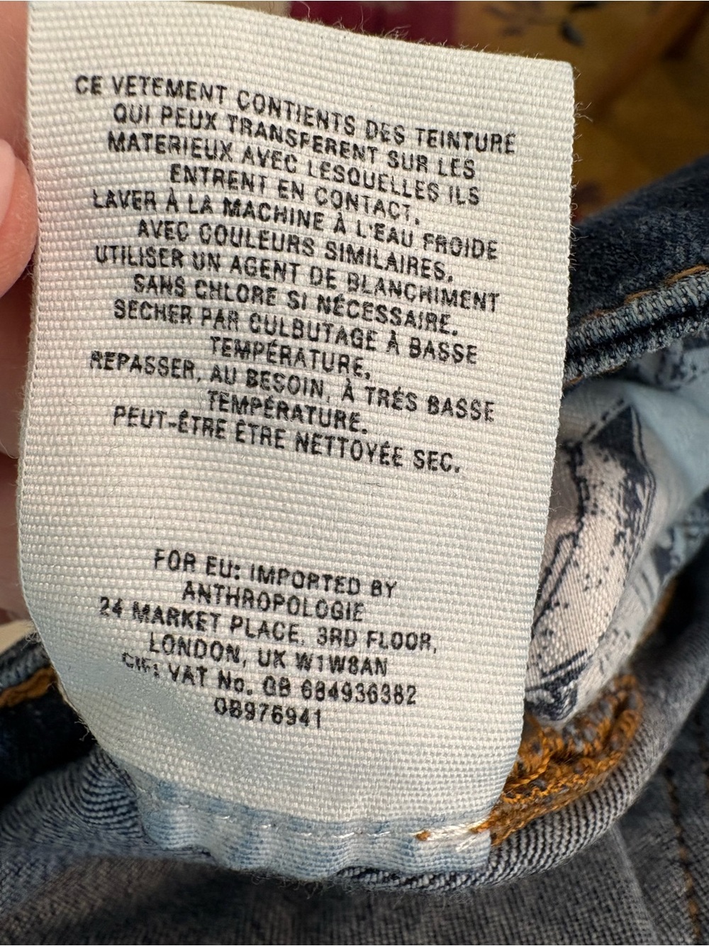 Pilcro and the Letterpress Anthropologie High Rise Bootcut Jeans Women’s 26 - Picture 9 of 9